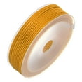 thumbnail image 3 of Twisted Nylon Twine Thread Beading Cord 2mm 13M/43 Feet Extra Strong Braided Nylon String, Golden, 3 of 6