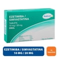 thumbnail image 1 of Ezetimiba/Simvastatina Medimart 10 mg/20 mg 14 tabletas, 1 of 4