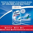 thumbnail image 2 of Lysol Lingettes désinfectantes, cascade printanière, lingettes épaisses et fortes, tuent 99,99 % des virus et bactéries, 75 unités, 2 of 7