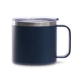 thumbnail image 1 of Bearachild Taza portátil de acero inoxidable con tapa de asa, Camper, taza para beber leche aislada al vacío, botella para acampar, hogar, coche al aire Mostrada Azul oscuro Bearachild HA010518-05B, 1 of 6
