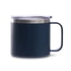 thumbnail image 2 of Bearachild Taza portátil de acero inoxidable con tapa de asa, Camper, taza para beber leche aislada al vacío, botella para acampar, hogar, coche al aire Mostrada Azul oscuro Bearachild HA010518-05B, 2 of 6