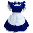thumbnail image 1 of Robes d'Été pour Femmes Lingerie Costume de Servante Cosplay pour Femmes Couvre-Chef Tablier Faux Col Nœud Papillon Robe, 1 of 4