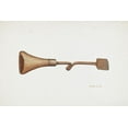 thumbnail image 2 of Brown, George C.  32x23 White Modern Wood Framed Museum Art Print Titled - Horse Shoers Knife 1940, 2 of 4