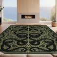 thumbnail image 2 of Design&I 8'x10' Ultra Soft Area Rug, Snake Gothic Round Ornate Moody Symmetrical Goth Witchy Witch None Fluffy Washable Non Shedding for Bedroom Living Room Under Sectional, 2 of 7
