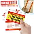 thumbnail image 2 of Anley 100Pcs Funny Bad Parking Cards 3.5x2 in, 2 of 6