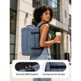 thumbnail image 6 of WANDF Large Travel Backpack for Men Women,Personal Item Bag 18x14x8 | 30L Carry On Underseat Backpack,17.3 Inch Laptop Backpack with USB Charging Port,Water Resistant Business Backpack(Sky Blue), 6 of 11