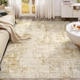 thumbnail image 1 of x Area Rug Living Room Rugs - Washable Neutral Modern Abstract Soft Thin Large Rug Indoor Floor No Slip Rug Carpet for Bedroom Under Dining Table Home Office Decor -, 1 of 9