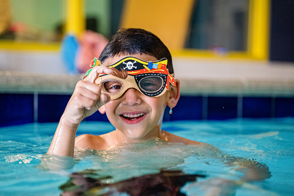 FINIS Character Goggles - Fun Kids Swim Goggles for the Pool - Anti-Fog Goggles with UV Protection and a Soft Silicone Strap - Easily Adjustable Kids Swimming Goggles - Pirate