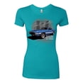 thumbnail image 2 of Wild Bobby Ford Shelby GT500 Vintage Mustang Women Slim Fit Junior Tee, 2 of 6