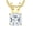 Yellow Gold, variant on 0.75 to 5 Carat 14K White Gold Lab Grown Solitaire Emerald Cut Cathedral IGI Diamond Engagement Ring (E-F Color VS1-VS2 Clarity) 5 Carat Size: 5