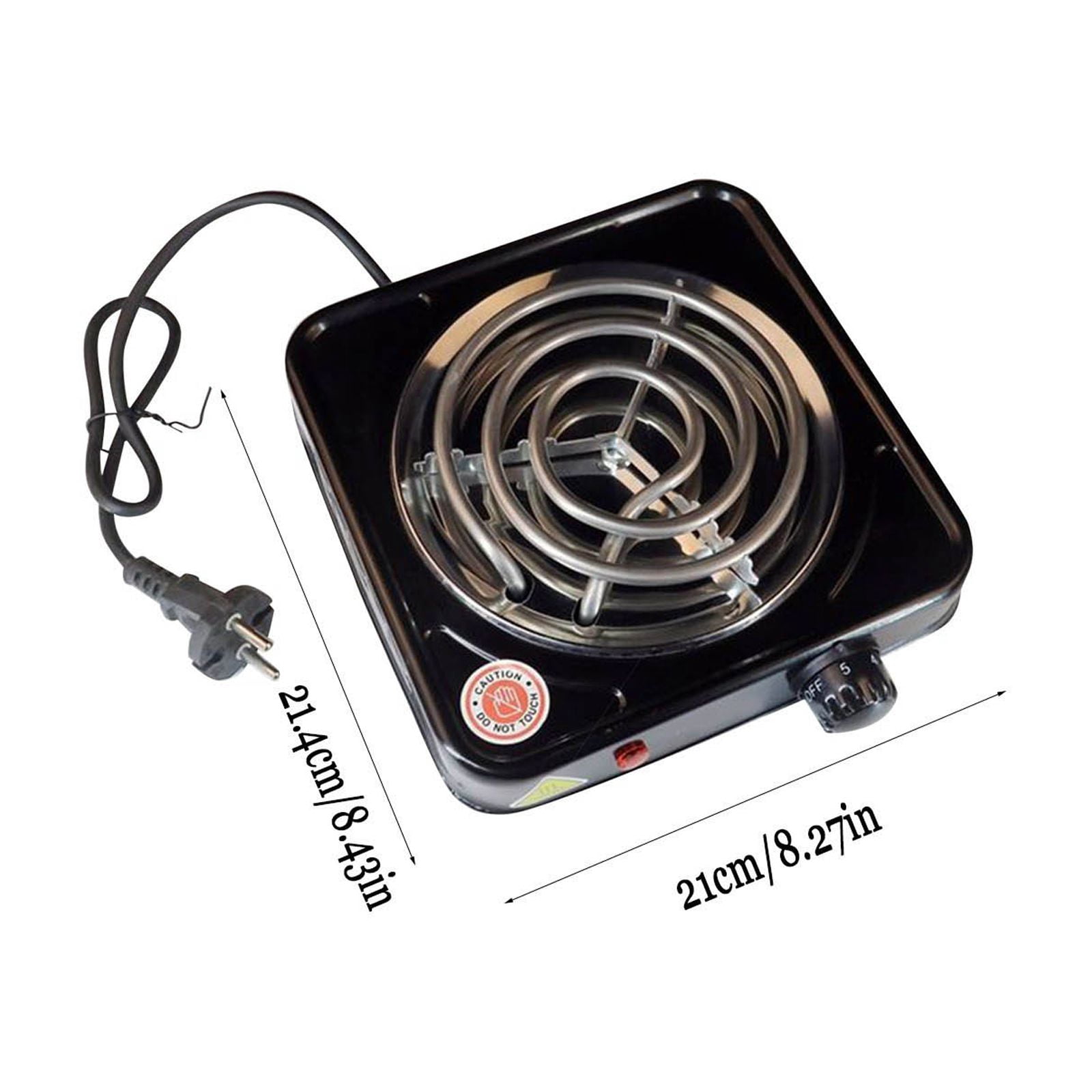 Cadorn 220V - 230V Black Multifunctional Electric Stove for Heating & More