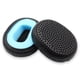 thumbnail image 5 of Matsuzay Cojín montado en la cabeza almohadillas para los oídos reemplazo de la cubierta transpirable de cuero para auriculares Skullcandy Negro 2piezas, 5 of 6