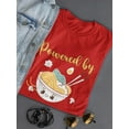 thumbnail image 3 of Powered By Ramen Bowl Art Shaped T-Shirt Women -Smartprints Designs, Female 3X-Large, 3 of 4