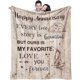 thumbnail image 1 of LHSHID Wedding Gifts for Couples Anniversary Marriage Gift for Mr Mrs Married/Newlywed Couple Gift Ideas Mr. and Mrs. Gifts for Couple Unique Mr Mrs Throw Blanket 60x80in, 1 of 6