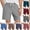 Gray, variant on YTCAMLO Cotton Sweat Shorts Men Summer Casual Elastic Waisted Sleep Shorts with Drawstring Comfy Workout Short Breathable Loungewear, Gray S