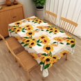 thumbnail image 3 of Yanluna Sunflower Rectangle Tablecloth  Vintage Farmhouse Waterproof Durable Tablecloth for Home Kitchen Dining Room Outdoor Picnic Mat, 3 of 6