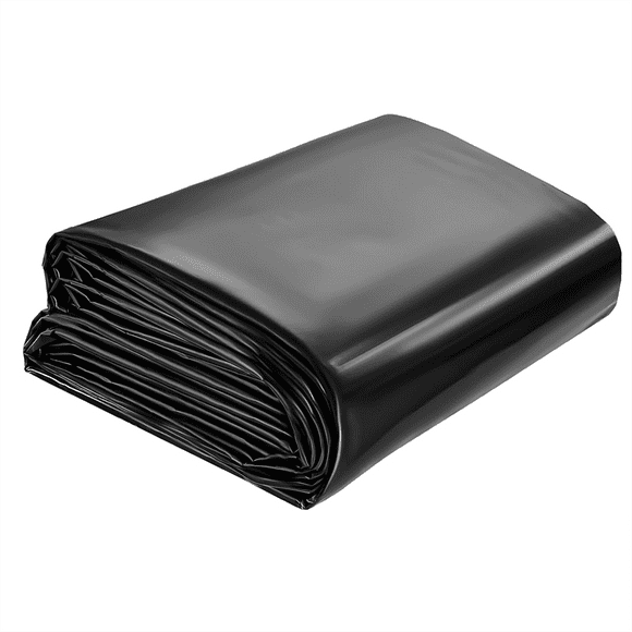 7x10 Ft Pond Liner, HDPE Thickness Fish Pond Liners for Outdoor Ponds, Pond Liner for Waterfall, Fish Black