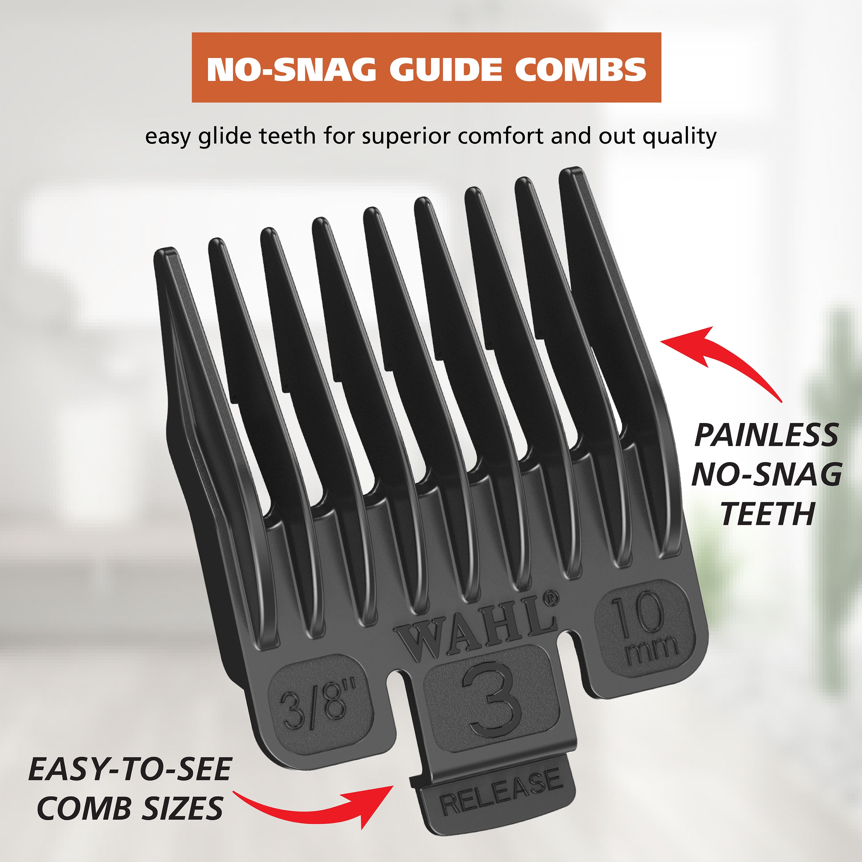 Wahl Basic Series Touch up Corded Pet Clipper, 10 Piece Dog Grooming Kit Black - 9653-1101