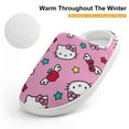 thumbnail image 4 of Kids Slippers Hello Kitty House Slippers Warm Soft Plush Slipper Anti-Slip Winter Fluffy House Shoes for Boys Girls, 4 of 7