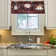 thumbnail image 3 of Coolnut Window Valance -Halloween Cute Gnome Kitchen Curtain - Curtains Rod Pocket Blackout Valance Topper Curtains for Kitchen Bathroom, 1 Panel, 54x18in Home Decor, 3 of 6