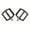 Black, variant on Nonslip Bicycles Pedals 8 Pins Light weights Bicycles Platform Flat Pedals