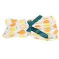 thumbnail image 2 of Ropa de poliéster para perros pequeños para mascotas, vestido suave, disfraz, falda con patrón de frutas para fiesta de verano, amarillo naranja M, 2 of 5
