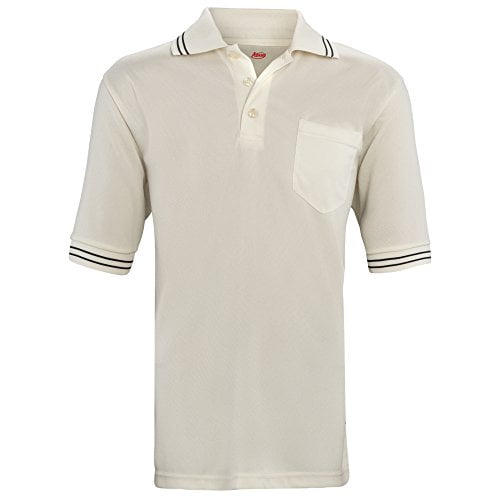 Adams USA Short Sleeve Baseball Umpire Shirt Sized for Chest Protector Navy