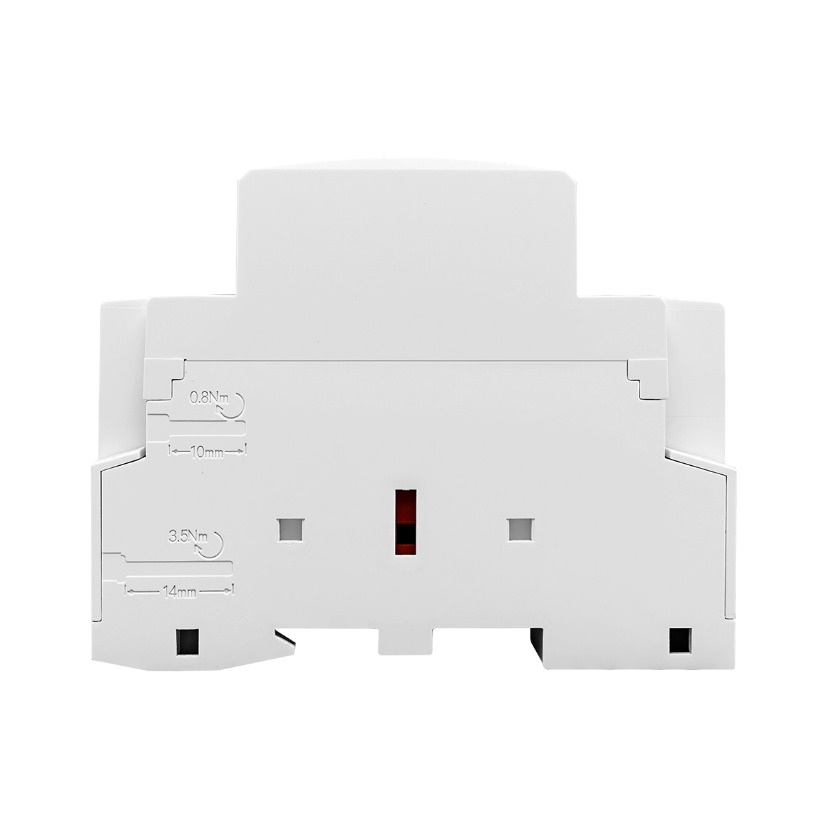4P 63A 220V 400V~ 50/60Hz Din Rail Household AC Modular Contactor 4NO 2NO 2NC 4NC
