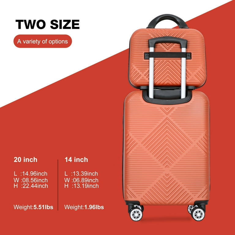 Carry On Luggage Luggage Sets Piece With Spinner Wheels,20 Inch