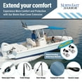 thumbnail image 2 of Knox 6EXSND-XH50 114 x 102 in. Universal T-Top Shade Extension for Boats Bimini Tops, Sand, 2 of 9