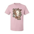thumbnail image 2 of Wild Bobby Western Ma Steer Pink And Grey Distressed Pop Culture Men Tee, Light Pink, 5X-Large, 2 of 6