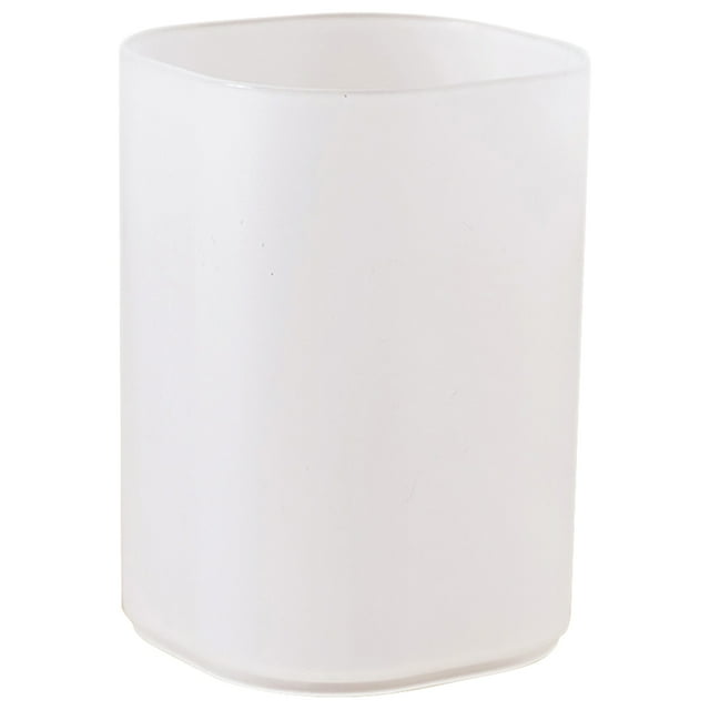 Pen Holder Plastic Simple Translucent Makeup Brush Holder Desktop Pencil Cup