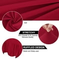 thumbnail image 4 of Visland Dining Chair Covers with Skirt, Universal Easy Fitted Dining Chair Slipcovers High Stretch for Home Ceremony Banquet Wedding Party, 4 of 7