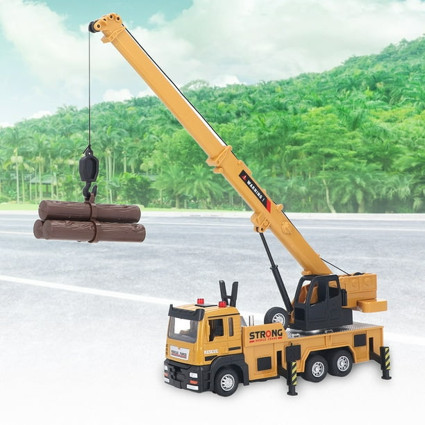 Kids Crane Truck, Arm Crane Toy Truck Vivid Interesting Improving  Coordination For Holiday Gift 