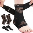 thumbnail image 1 of Tobillera INDEEMAX con infusión de cobre para mujeres y hombres, color negro M, 1 of 9
