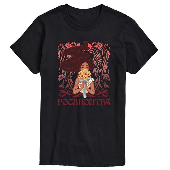 Disney Princess - Pocahontas Art Nouveau - Men's Short Sleeve Graphic T-Shirt