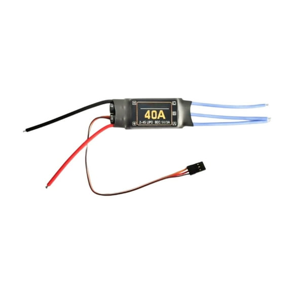 Controlador de Velocidad Eléctrico ESC RC ESC Motor Electrónica ESC 40A ESC Sin Escobillas para A2212 A2208 A2217 Accesorio de Repuesto para Controlad ESC único
