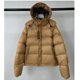 thumbnail image 3 of Chaqueta de plumas de ganso gruesa con mangas extraíbles para hombres y mujeres, chaqueta de plumas para parejas, chaqueta holgada informal con capucha de invierno, verde militar, 3 of 4