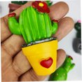 thumbnail image 4 of BESTYASH 8Ud Plantas Suculentas De Resina Cactus Para Manualidades Accesorios DIY Coloridos Detallados, 4 of 8