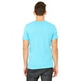 thumbnail image 2 of Bella Canvas Men`s 3001c, M, Turquoise, 2 of 3