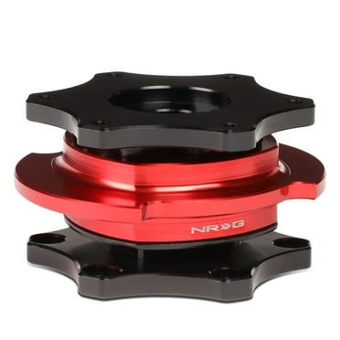 NRG Innovations GEN 2.1 Steering Wheel Quick Release Adapter - 6-Hole 70mm/74mm Bolt Pattern (Purple/Black)