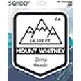 thumbnail image 4 of Squiddy Mount Whitney Vinyl Sticker For Laptop Car Notebook 5" High Durable, 4 of 4