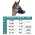 thumbnail image 4 of Breathable Dog Muzzle With Adjustable Straps For Small, Medium, And Large Dogs - Soft Mesh Cover For Comfort And Safety, 4 of 22
