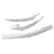thumbnail image 1 of Kit del cuerpo delantero del automóril, 3 piezas de 3pcs del centro de la derecha izquierda de Ajuste directo de impacto resistente al paracetas delantero de moldeo inferior, 1 of 7