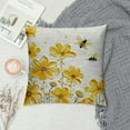 thumbnail image 2 of Shiartex  Home Sweet Home Yellow Flowers Throw Pillow Covers, Spring Summer Seasonal Decorations for Home，Multi-Size, 2 of 5