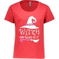 thumbnail image 3 of Inktastic Witch and Proud of It-halloween Women's Plus Size T-Shirt, 3 of 5