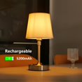 thumbnail image 3 of Luz LED Inalámbrica, Recargable, para Mesita de Noche, con Atenuación Táctil Continua, Portátil, para Bar y Restaurante., 3 of 5