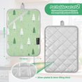 thumbnail image 3 of 2 Pack Pot Holders for Kitchen Heat Resistant Hot Pads Sets for Cooking Baking Green and White Christmas Tree, 3 of 7