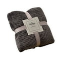 thumbnail image 1 of Black Polyester Bed Blanket, Twin, 1 of 10
