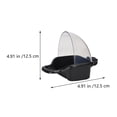 thumbnail image 2 of Raindrops 1Pc Environmental-friendly Bird Bath Tub for Parrots and Birds, 2 of 6